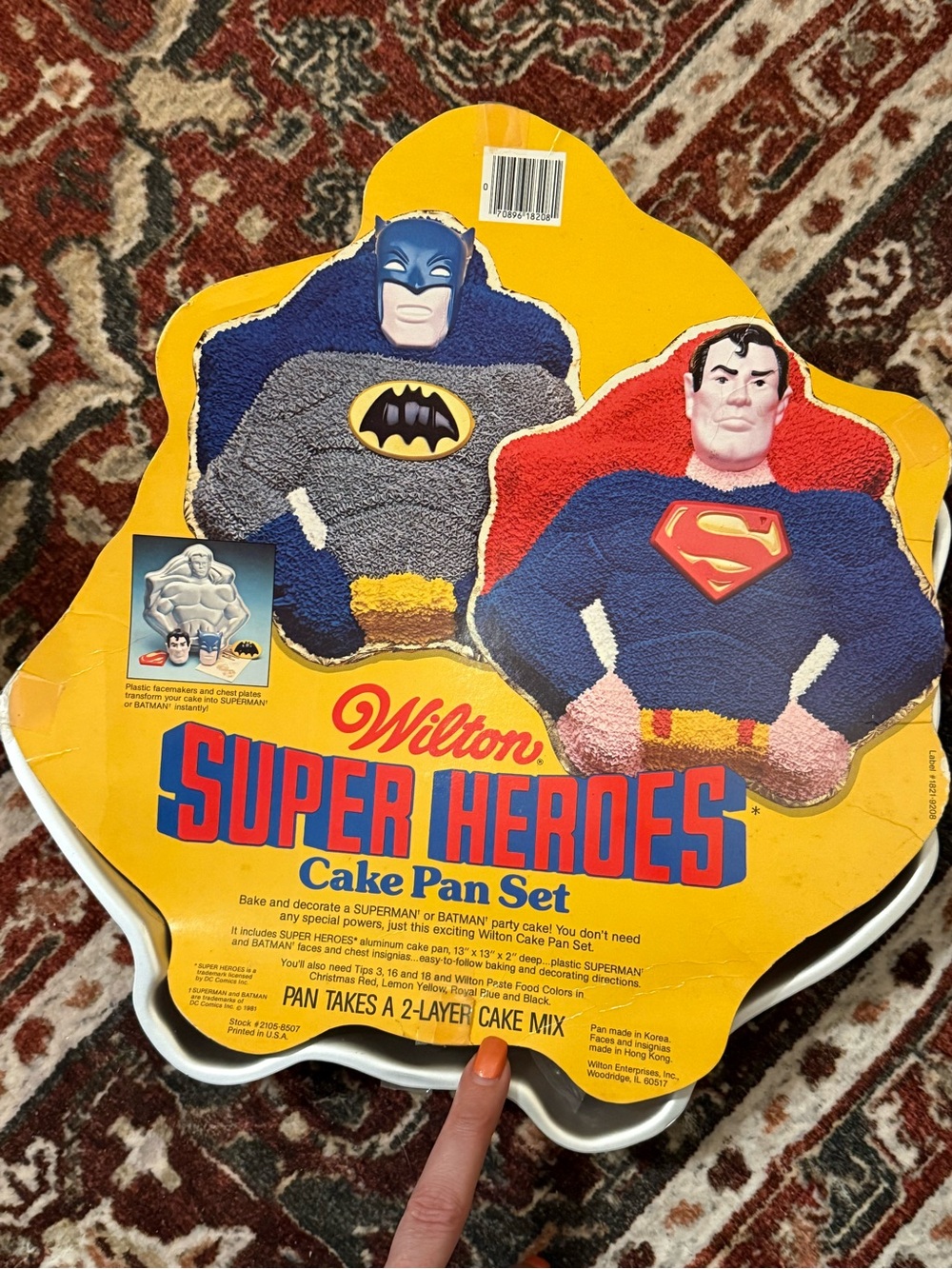 Wilton Super Heroes Cake Pan Set - Yellow, Blue, Red